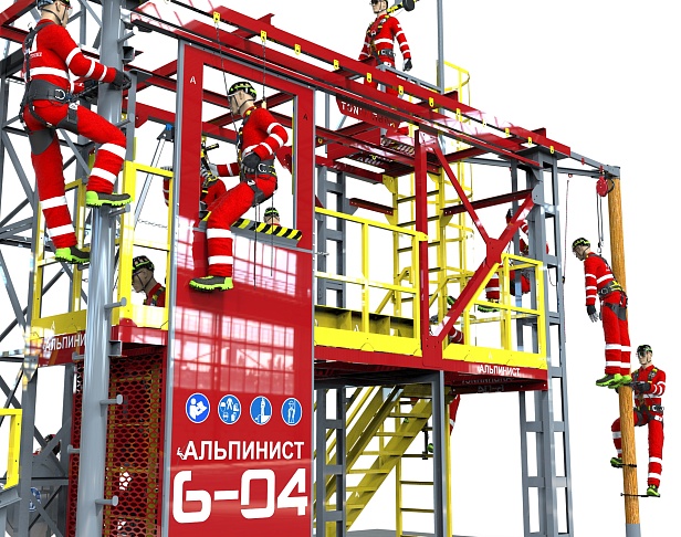 г.Муром. В Муроме установили современный тренажер для обучения работам на высоте